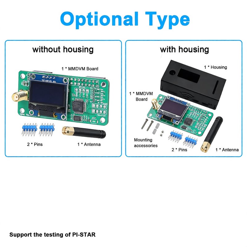 لوحة توسيع نقطة الاتصال الرقمي MMDVM لـ Raspberry Pi - لوحة اتصالات راديو رقمية متعددة الاستخدام للهواة والمهنيين تدعم البرامج الثابتة المفتوحة المصدر - Image 2