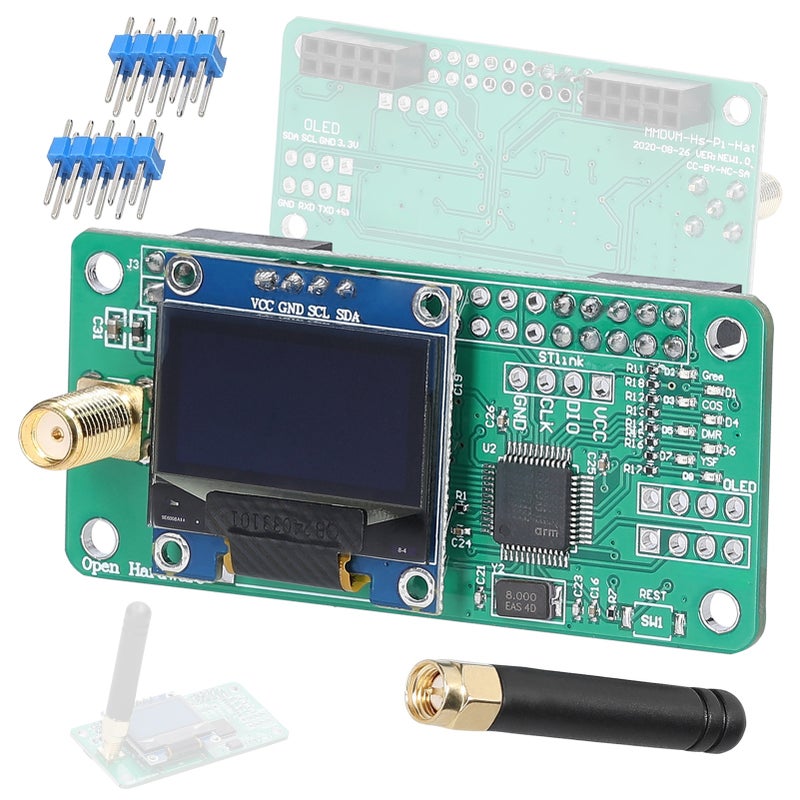 لوحة توسيع نقطة الاتصال الرقمي MMDVM لـ Raspberry Pi - لوحة اتصالات راديو رقمية متعددة الاستخدام للهواة والمهنيين تدعم البرامج الثابتة المفتوحة المصدر - Image 1