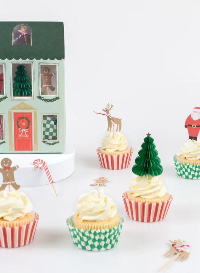 Meri Meri Festive House Cupcake Kit - Image 2