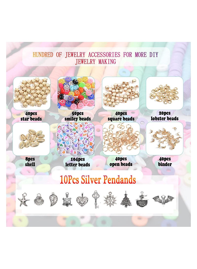 Gonice Gonice Glass Beads for Jewelry Making, Lucky Goddness Round Faceted Shape Colourful Crystal Spacer Beads Assortments Supplies for Making Handcrafts, DIY Bracelets Necklaces Colourful Bead Accessories - Image 5
