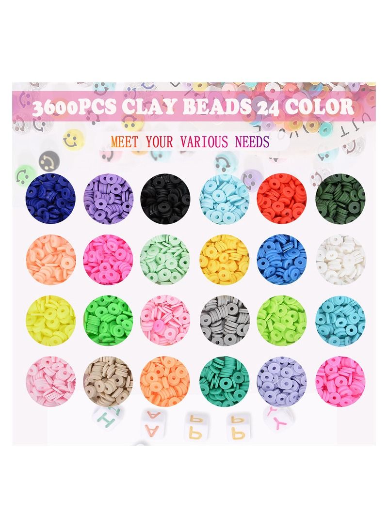 Gonice Gonice Glass Beads for Jewelry Making, Lucky Goddness Round Faceted Shape Colourful Crystal Spacer Beads Assortments Supplies for Making Handcrafts, DIY Bracelets Necklaces Colourful Bead Accessories - Image 2