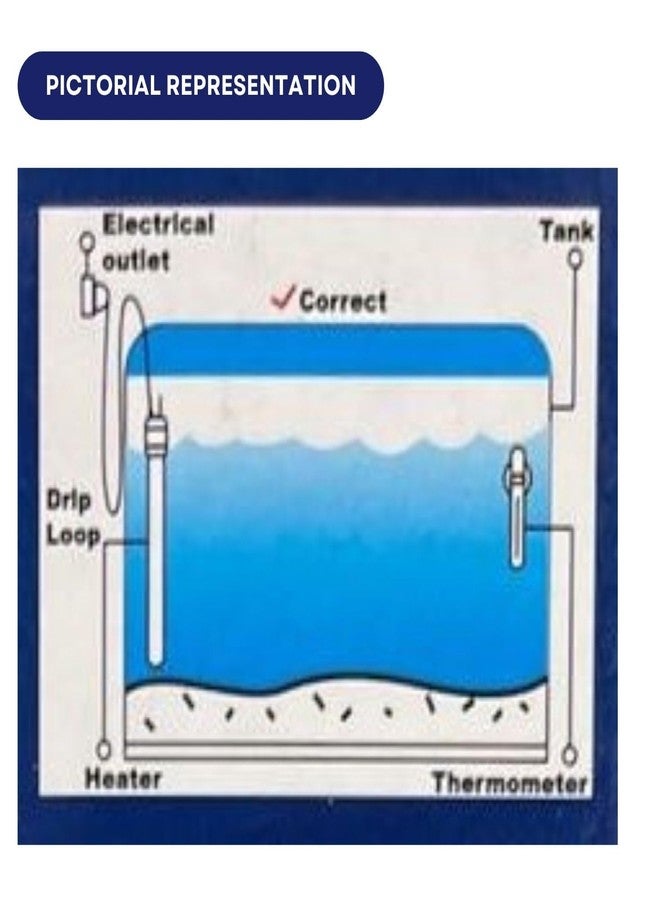 TUNAI Dophin AH-1006 100W Submersible Thermostat Heater for Aquarium Fish Tank| Preset Temperature | Fully Submersible | Suitable for Tank Size 100L | (Original from Tunai Store) - Image 4