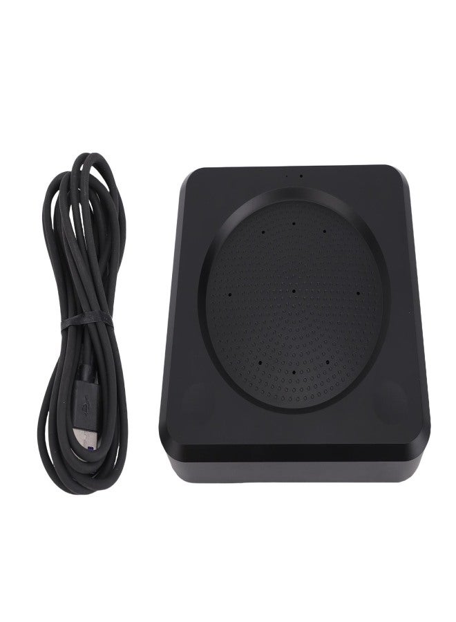Conference USB Microphone with 6 Mic Array 10 Meter Pickup Diameter 360 Degree Voice Pickup Noise Reduction - Image 1