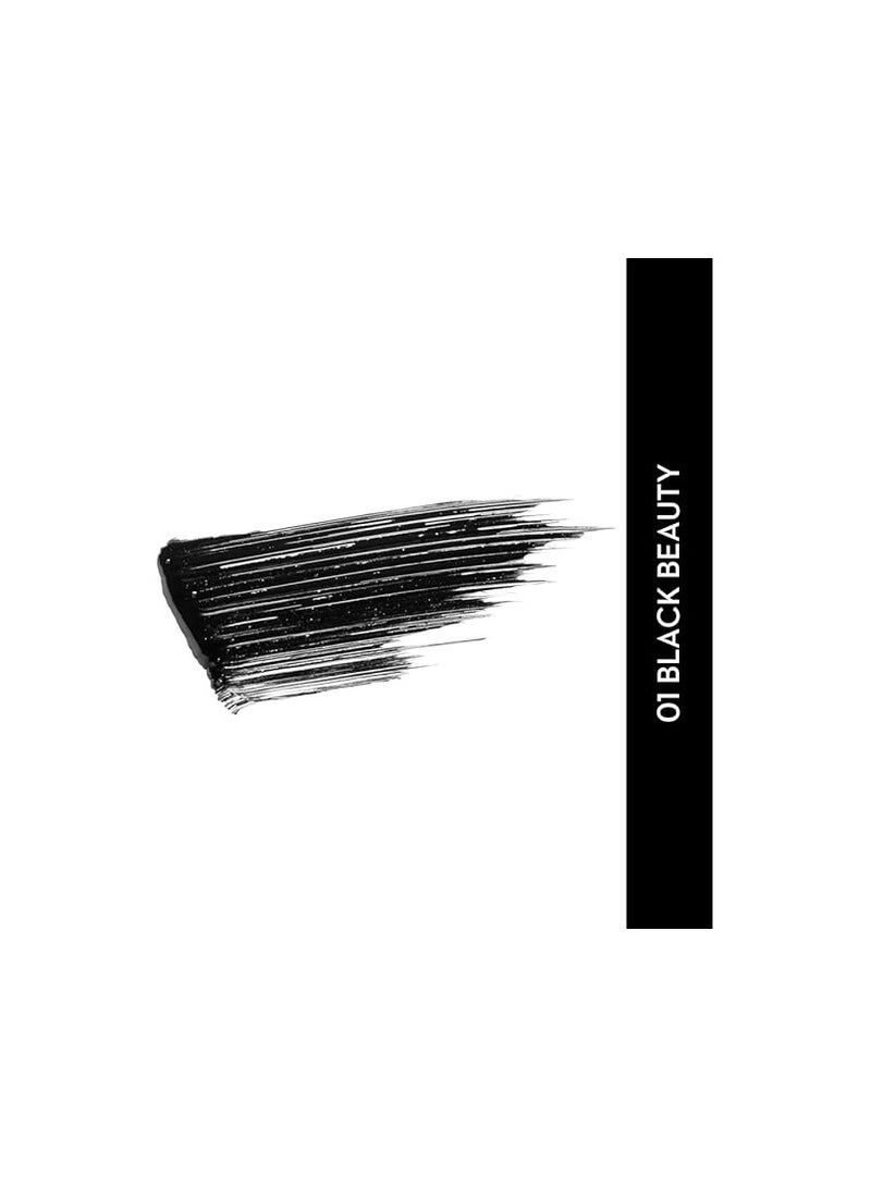 SUGAR Cosmetics Uptown Curl Lengthening Mascara - 01 Black Beauty (Black) - Image 2