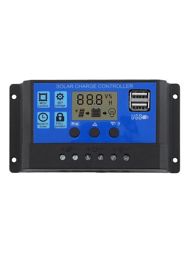 NIBEMINENT Hd Sub Solar Controller Battery Charger Black/Blue 130 x 80 90centimeter  - Image 1