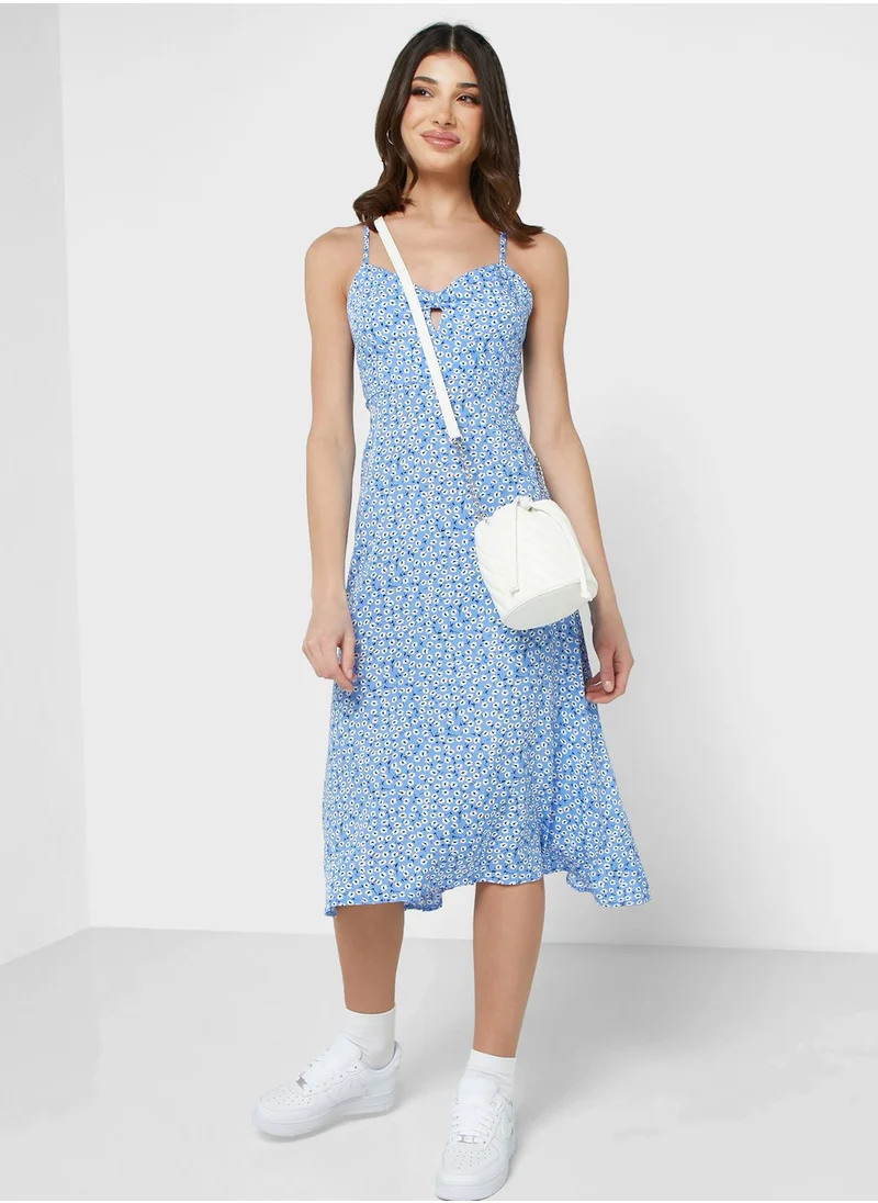 Ginger Cutout Back Detail Strapy Dress