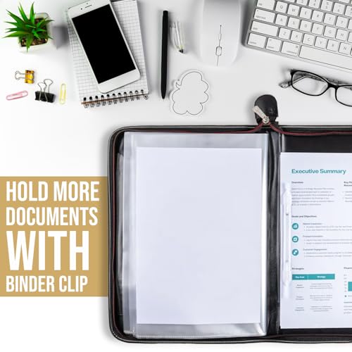 SPS PU Leather 24-Pocket A4 File Organizer – Professional Document Holder for Certificates, Legal Documents, Home, Office, School Use (Grey) - Image 4