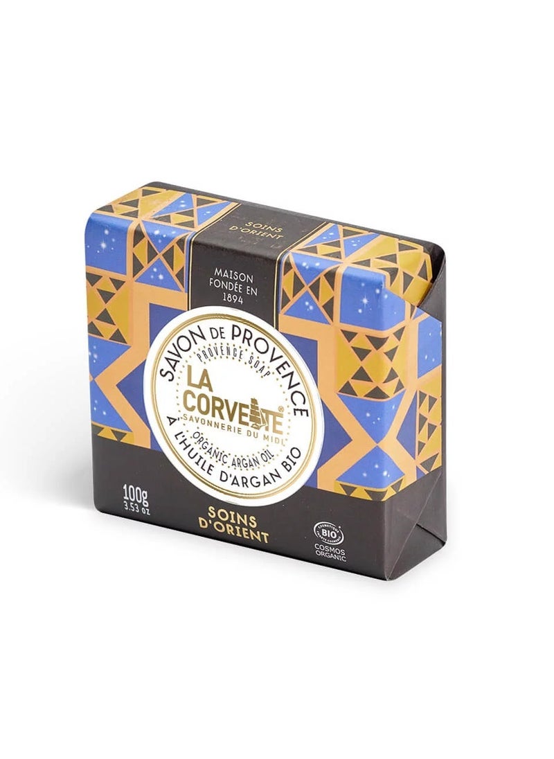 La Corvette - La Corvette French Organic Argan Soap 100g - Moroccan Beauty Secrets with French Elegance - Image 1