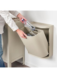 Zaboon Bin With Lid, Grey-Beige, 21 L  - Image 2