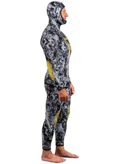 DYNAMICNORD DYNAMIC NORD SFS-5 FREE DIVE SUIT 5MM HOODED JACKET + PANT CAMO/GREY  - Image 4