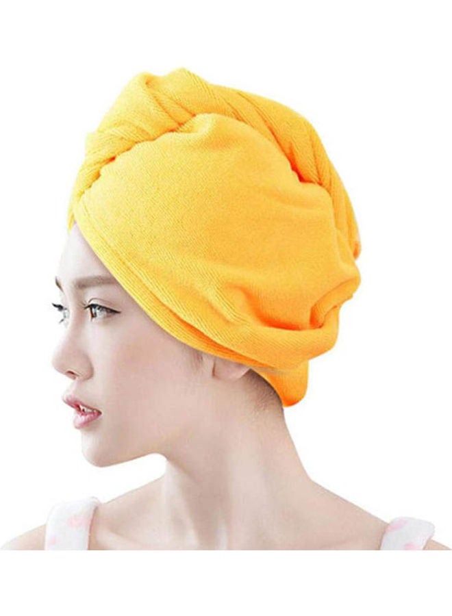NIBEMINENT Towel Brief Style Multifuctional Absorbent Pet Bath Hair Drying Yellow - Image 1