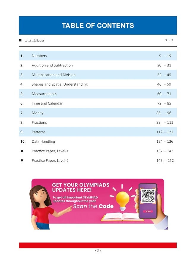 Oswaal One For All Olympiad Class 2 Mathematics | Previous Years Solved Papers | For 2024-25 Exam  - Image 2
