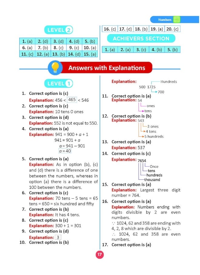 Oswaal One For All Olympiad Class 2 Mathematics | Previous Years Solved Papers | For 2024-25 Exam  - Image 5