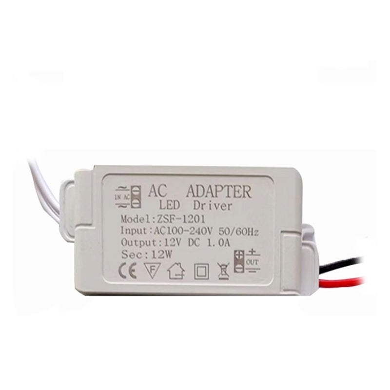 5 قطع محول إضاءة LED 12 فولت 12 واط 24 واط 36 واط مزود طاقة LED مع وحدة غلاف AC220V إلى DC12V لشريط إضاءة LED لمطبخ (24 واط) - Image 5