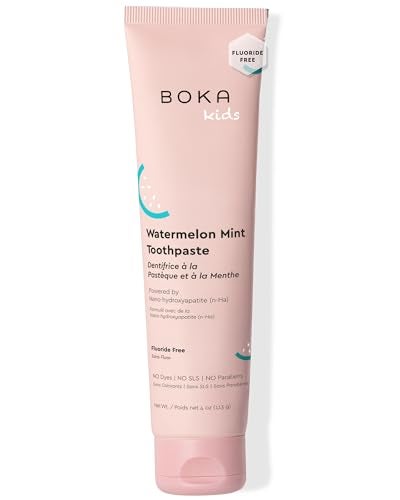Boka Fluoride Free Toothpaste Nano Hydroxyapatite Toothpaste - Watermelon Mint Flavor, 4 oz 1Pk US Manufactured - Image 1