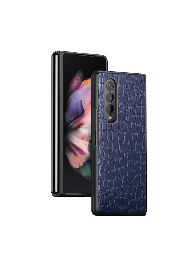 إيروريكس جراب لهاتف Samsung Galaxy Z Fold3 5G مصنوع من جلد التمساح قابل للطي واقٍ - Image 1