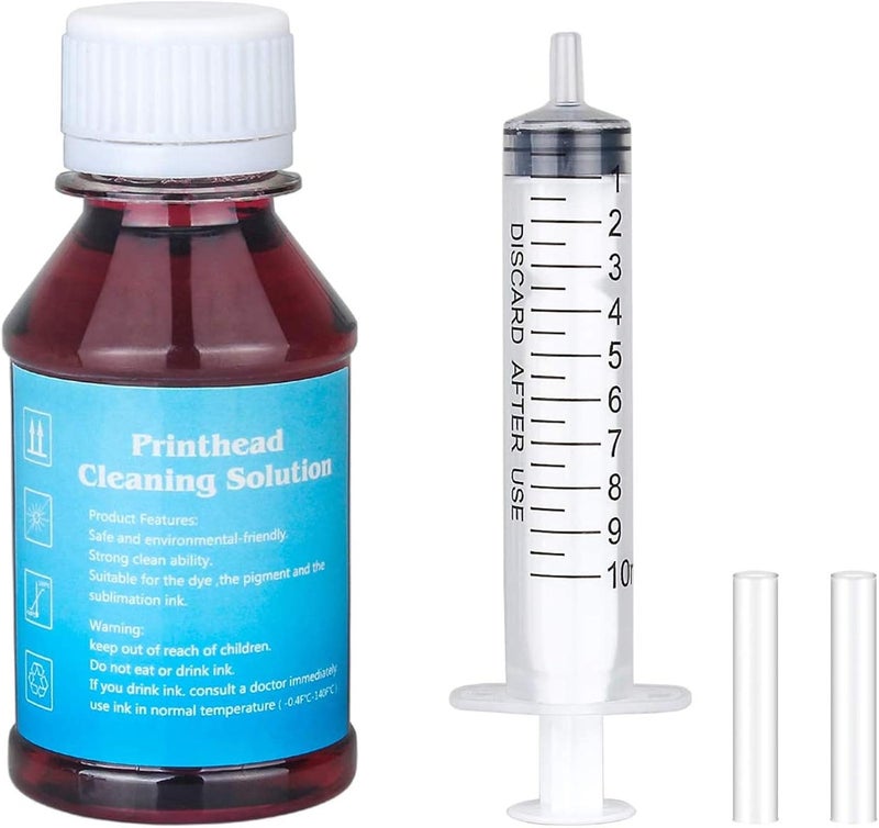 TBTeek Inkjet Printhead Cleaner for 950 951 952XL Ink Cartridges Work with Officejet Pro 8600 8610 8620 8100 8710 8720 8216 8210 8730 Printer Cleaning kit- 100ml - Image 1