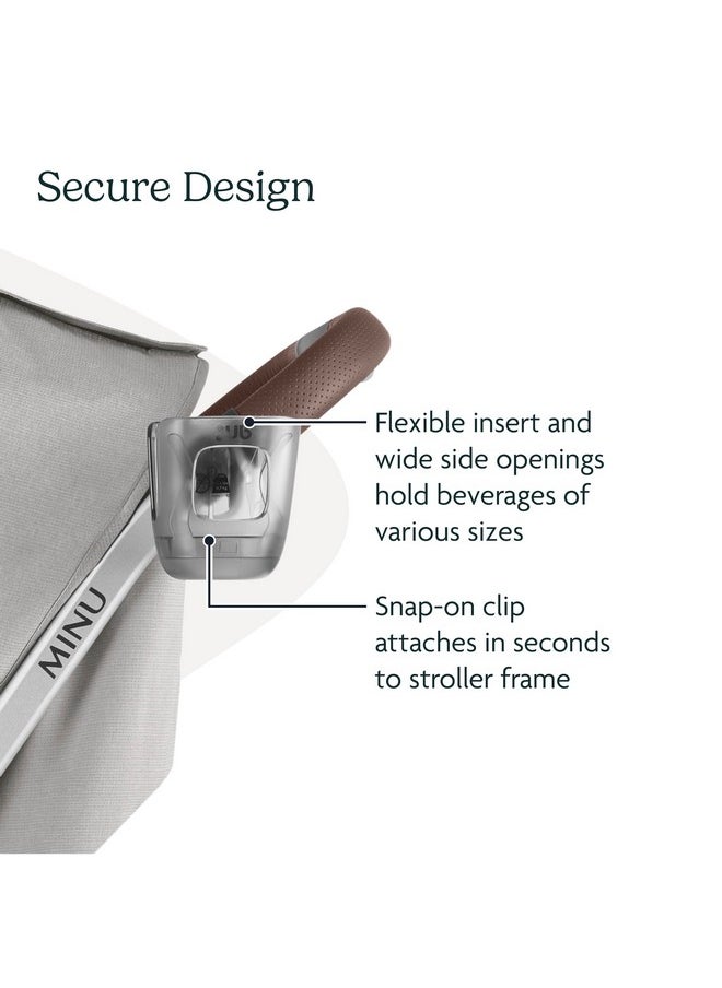 UPPAbaby - Cup Holder For Vista, Cruz, Minu Strollers/Quick Attachment/Holds Beverages Of Various Sizes/Folds Attached - Image 1