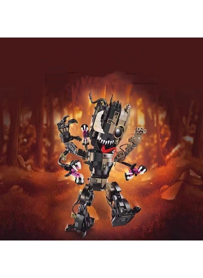 General Avengers Heroes Guardians of the Galaxy Venom Groot Boy Assembling Building Block Toy  - Image 5