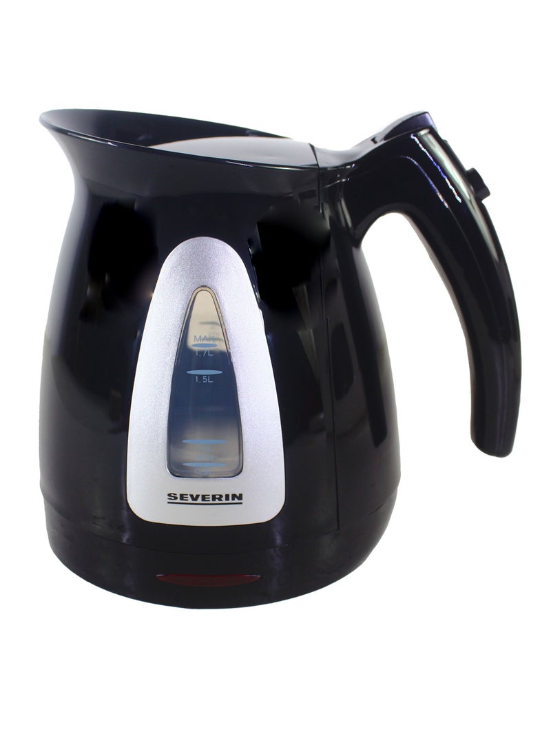 Severin Electric kettle 1.7l 3000w black/silver - Image 3