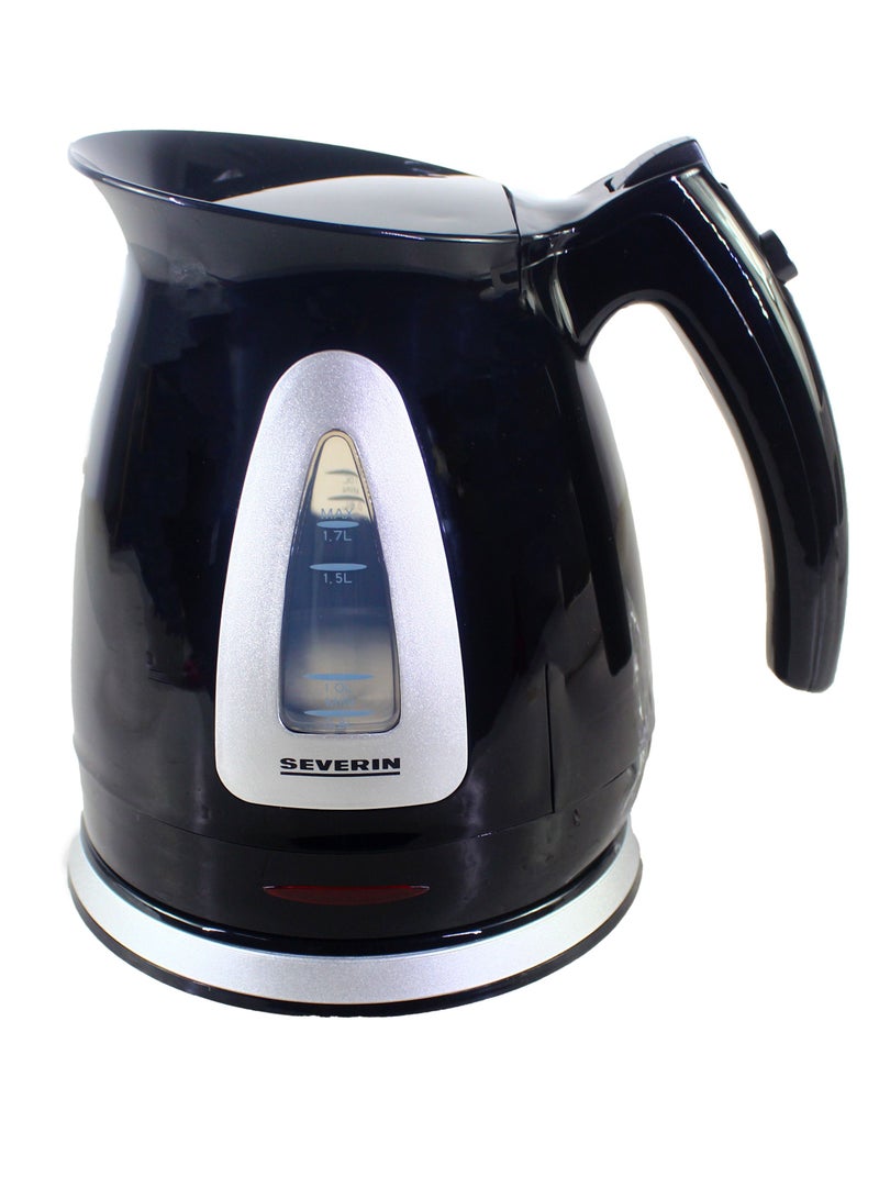 Severin Electric kettle 1.7l 3000w black/silver - Image 2