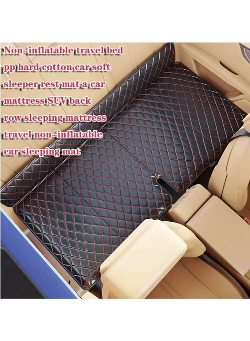 تمر (فاكهة) رتبة سيارة غير قابلة للنفخ ، سرير سيارة خلفي محمول قابل للطي ، سرير نوم 128x80 x مرتبة تخييم للسفر للسيارة ، للسيارة/سيارات الرباعي/الشاحنات - Image 2