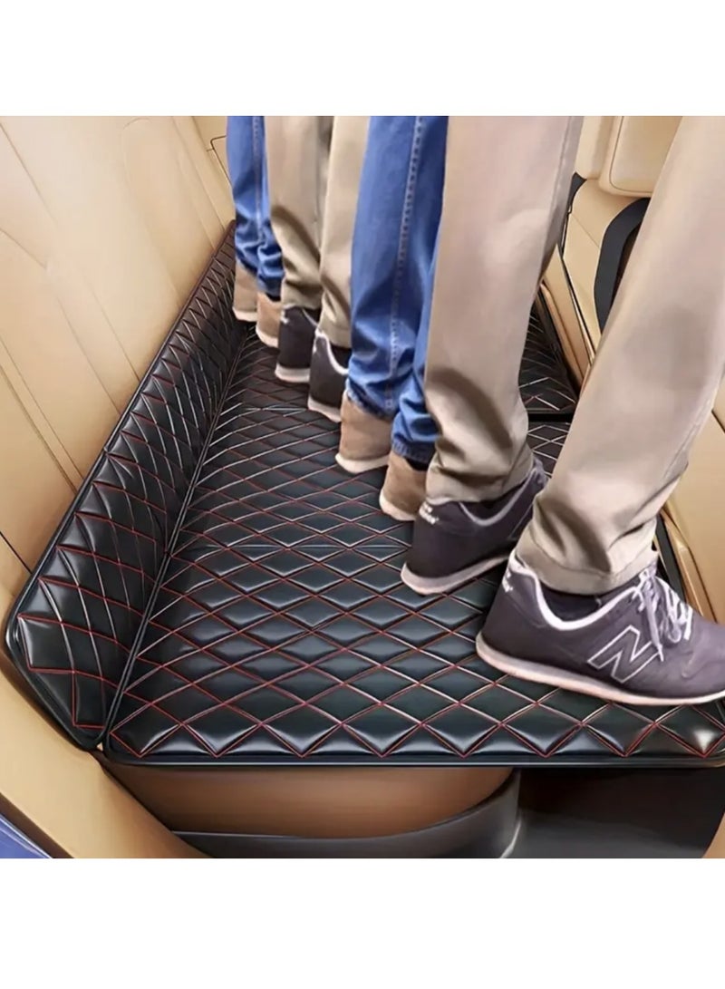 تمر (فاكهة) رتبة سيارة غير قابلة للنفخ ، سرير سيارة خلفي محمول قابل للطي ، سرير نوم 128x80 x مرتبة تخييم للسفر للسيارة ، للسيارة/سيارات الرباعي/الشاحنات - Image 4