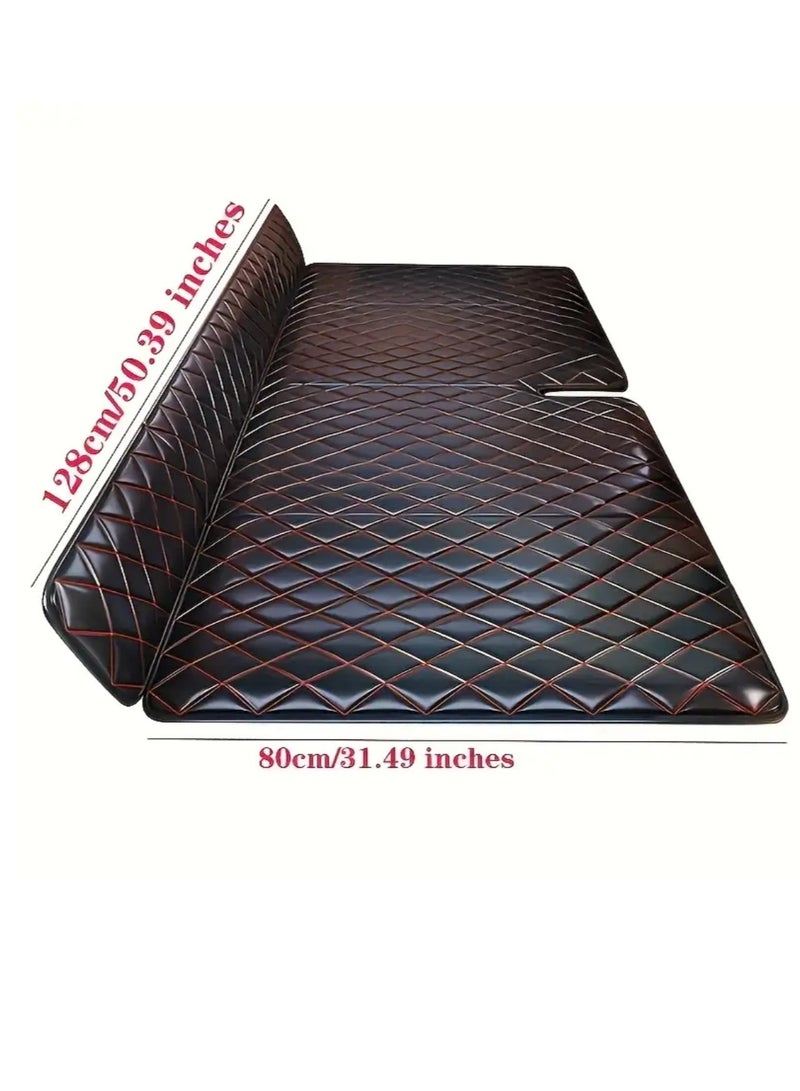 تمر (فاكهة) رتبة سيارة غير قابلة للنفخ ، سرير سيارة خلفي محمول قابل للطي ، سرير نوم 128x80 x مرتبة تخييم للسفر للسيارة ، للسيارة/سيارات الرباعي/الشاحنات - Image 5