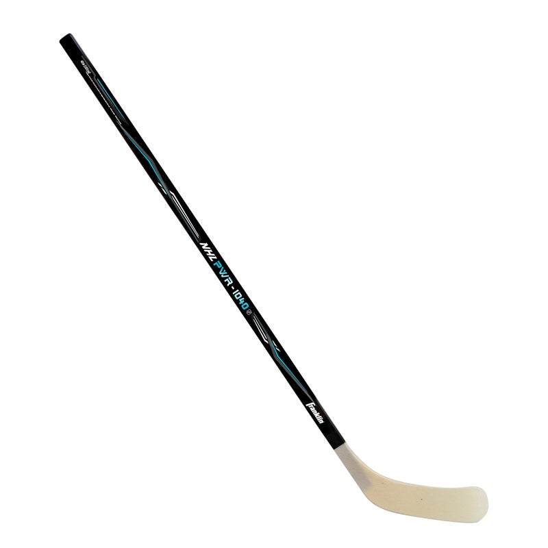 Franklin Sports Street Hockey Sticks - Youth Street Hockey Stick - Wood and Fiberglass Shaft - ABS Blade - 40" Right Handed - Image 1