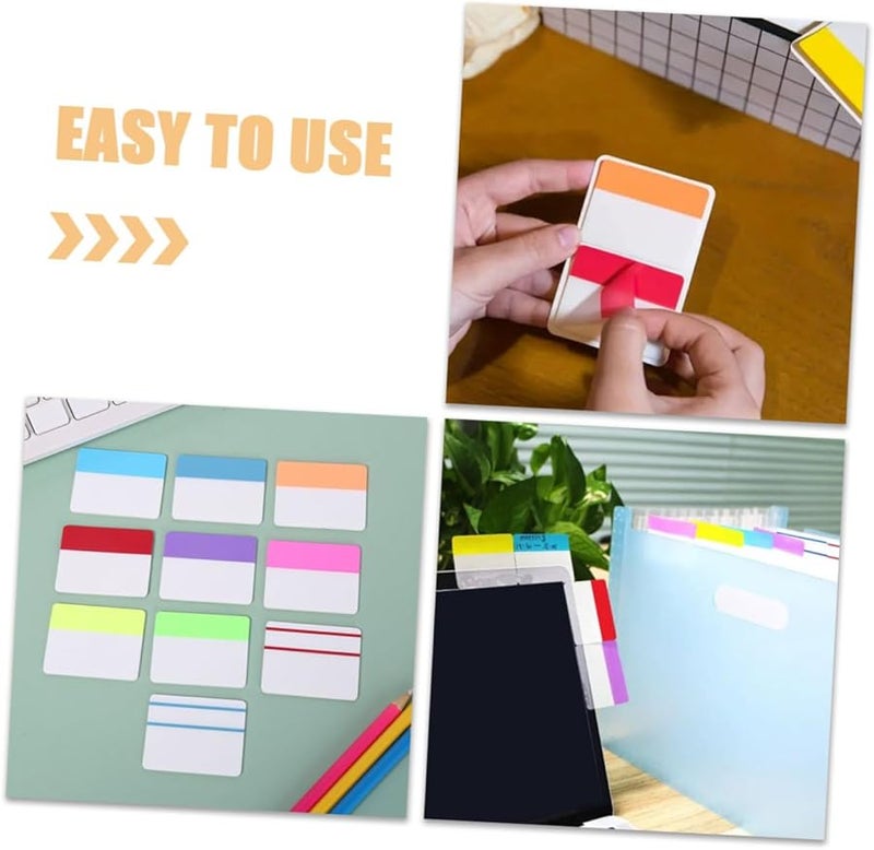COHEALI مجموعة علامات الفهرس القابلة لإعادة الوضع اللاصقة شبه علامات الصفحات للكتب والدفاتر التنظيم الفعال للمستندات - Image 4