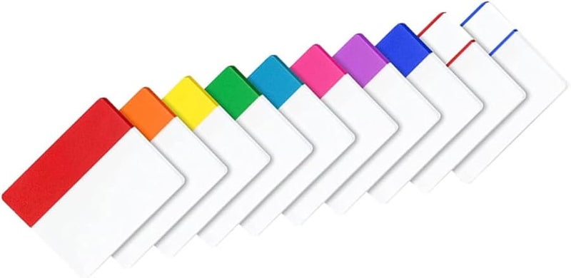 COHEALI مجموعة علامات الفهرس القابلة لإعادة الوضع اللاصقة شبه علامات الصفحات للكتب والدفاتر التنظيم الفعال للمستندات - Image 2