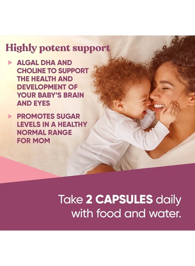 Eu Natural Glow Prenatal Vitamins for Women – Healthy Pregnancy and Fetal Development – Vitamins with Folic Acid, DHA and 25 Vital Nutrients For Baby's Growth & A Comfortable Pregnancy – 60 Nourishing Capsules - Image 5