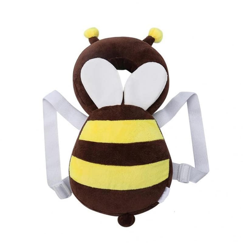 Kausbabi Baby Head Protector Cushion Plush Soft Multicolor Toy Early Learning Toy Fall Protection Helmet Baby Head Protector Child Adjustable Shoulder Strap - Image 5