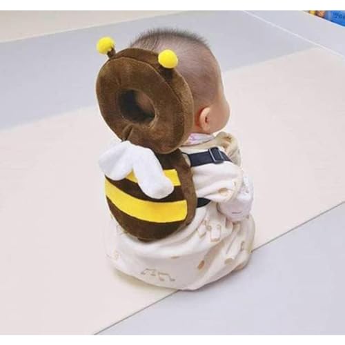 Kausbabi Baby Head Protector Cushion Plush Soft Multicolor Toy Early Learning Toy Fall Protection Helmet Baby Head Protector Child Adjustable Shoulder Strap - Image 2