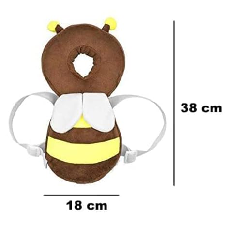 Kausbabi Baby Head Protector Cushion Plush Soft Multicolor Toy Early Learning Toy Fall Protection Helmet Baby Head Protector Child Adjustable Shoulder Strap - Image 3