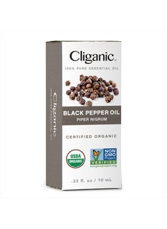 Cliganic Organic Black Pepper Essential Oil, 100% Pure Natural for Aromatherapy | Non-GMO Verified  - Image 2