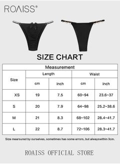 roaiss 2 Piece Cut out Lace Panel Briefs for Women Comfy and Breathable Soft Seamless Low Waist Panties with Pure Cotton Crotch and Rhinestone Studded Detail Ladies Textured Ring Linked Quality Underwear  - Image 1