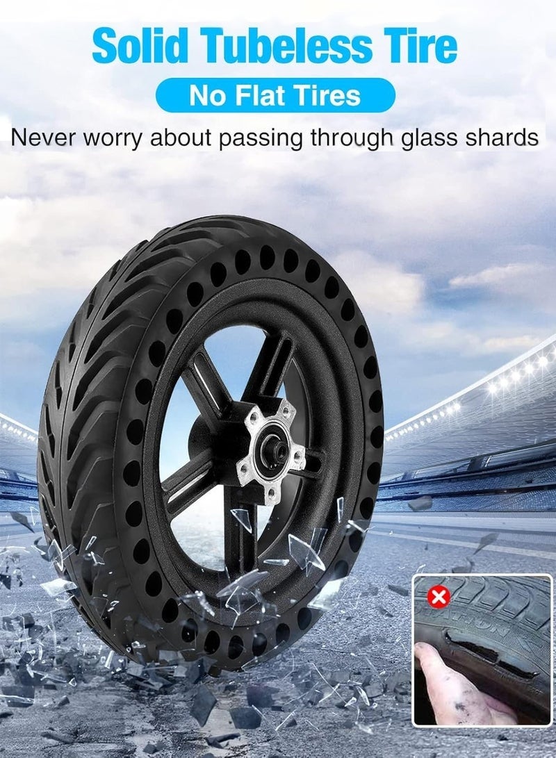 Bukela 2 Pieces Solid Tire for Scooter, 8 1/2 X 2 Honeycomb Electric Scooter Tire for Xiaomi Pro 2/ M365/ 1S/ Cecotec, Electric Scooter Tubeless Tire Compatible with 8.5'' Electric Scooter, 21 CM Scooter Wheel - Image 3