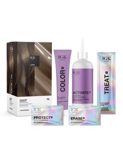 Permanent Color Kit Latte Dark Natural Blonde 7N | Easy Application + Strengthen + Shine | Vegan + Cruelty Free + Ammonia Free | 4.75 Oz - pzsku/ZB2979D6EF5C2FBA23F97Z/45/_/1683026158/a6011768-2d72-475b-8777-31ef74328951