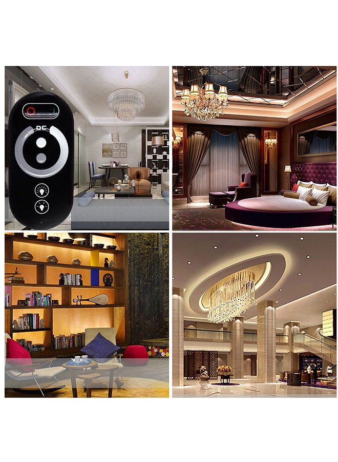 Dimmer Switch, DC 12V-24V 18A PWM LED Light Strip Dimmer with Dimmable Slide Remote Control, Adjust Brightness Dimmer Light Switch