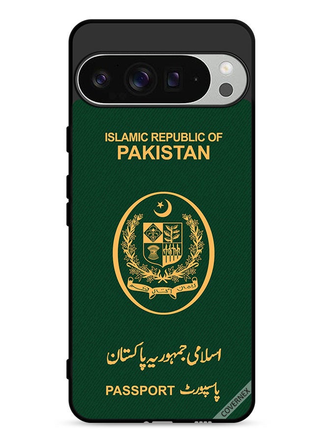 Covernex Google Pixel 9 Pro Protective Case Cover Pakistan Passport Pattern - Image 1