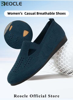 Women's Mesh Flats Shoes Lightweight Comfortable Loafers Breathable Slip on Shoes Knitted Flat Shoes Walking Shoes with Round Toe - pzsku/ZB297C978B0EAE7820EE0Z/45/_/1727233253/de830997-692c-4a9a-970f-ebd6ac5bb3a5