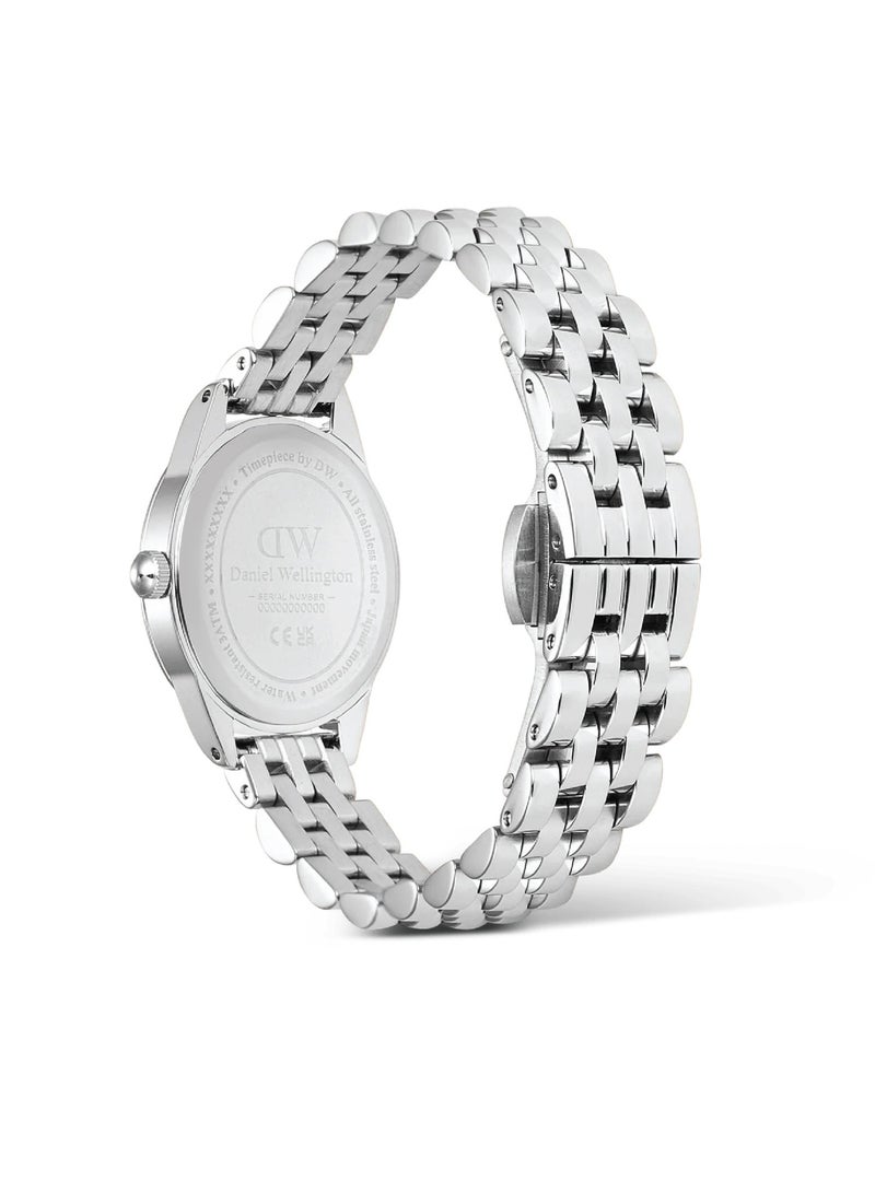 DANIEL WELLINGTON ساعة أوبيليا ميني للنساء باللون الأزرق الجليدي الفضي DW00100809 - Image 3