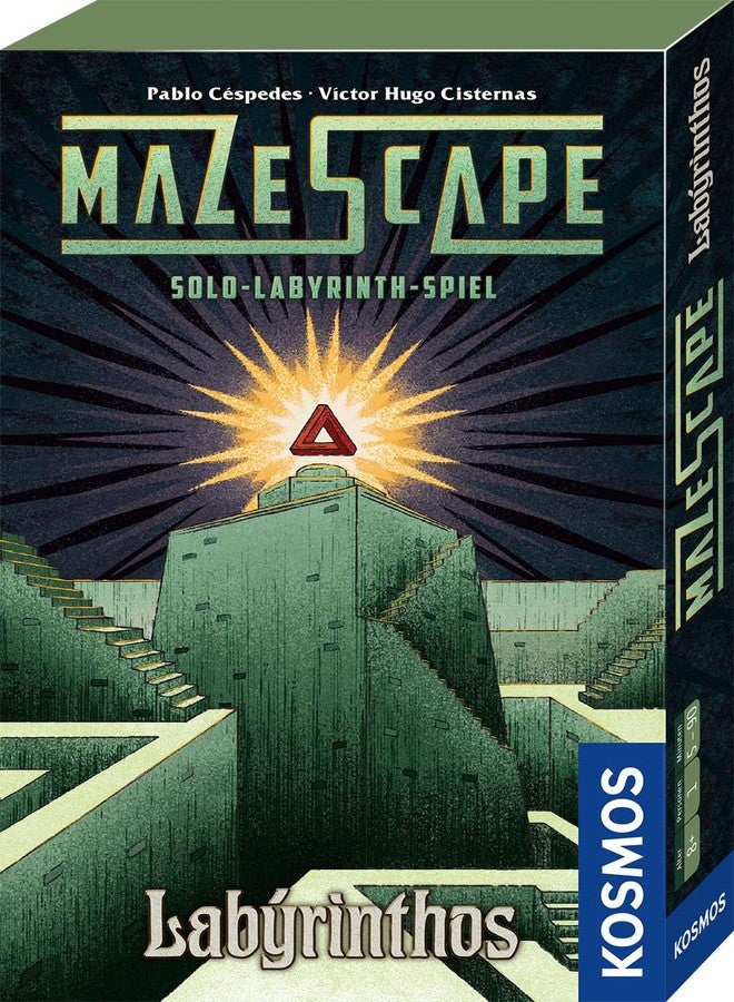 Kosmos 693220 Mazescape Labýrinthos, Solo Maze Game, Puzzle Game, Solo Game, Brain Jogging, Labyrinth Game, Labyrinthos German - Image 1