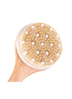 Moroccan Oil Bath Brush Natural Wood - JN-24R  - Image 2