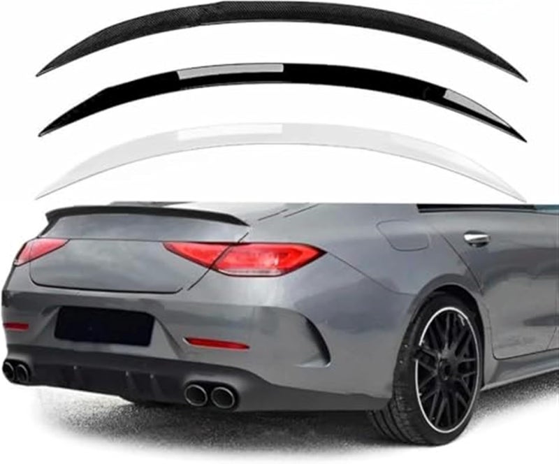 DEMULAX Arctic White Rear Trunk Spoiler for CLS Models - Image 3