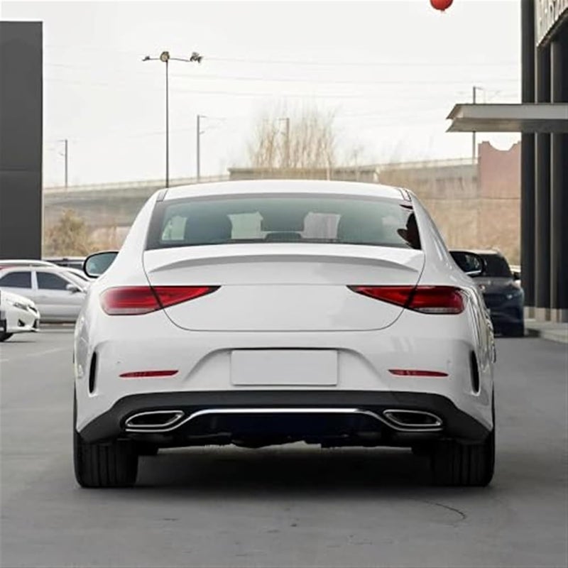 DEMULAX Arctic White Rear Trunk Spoiler for CLS Models - Image 2