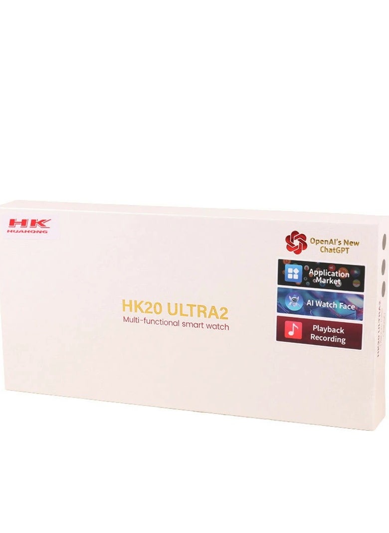 افضل ساعة رقمية سمارت بتقنية AI الذكاء الاصطناعي HK20 ULTRA2