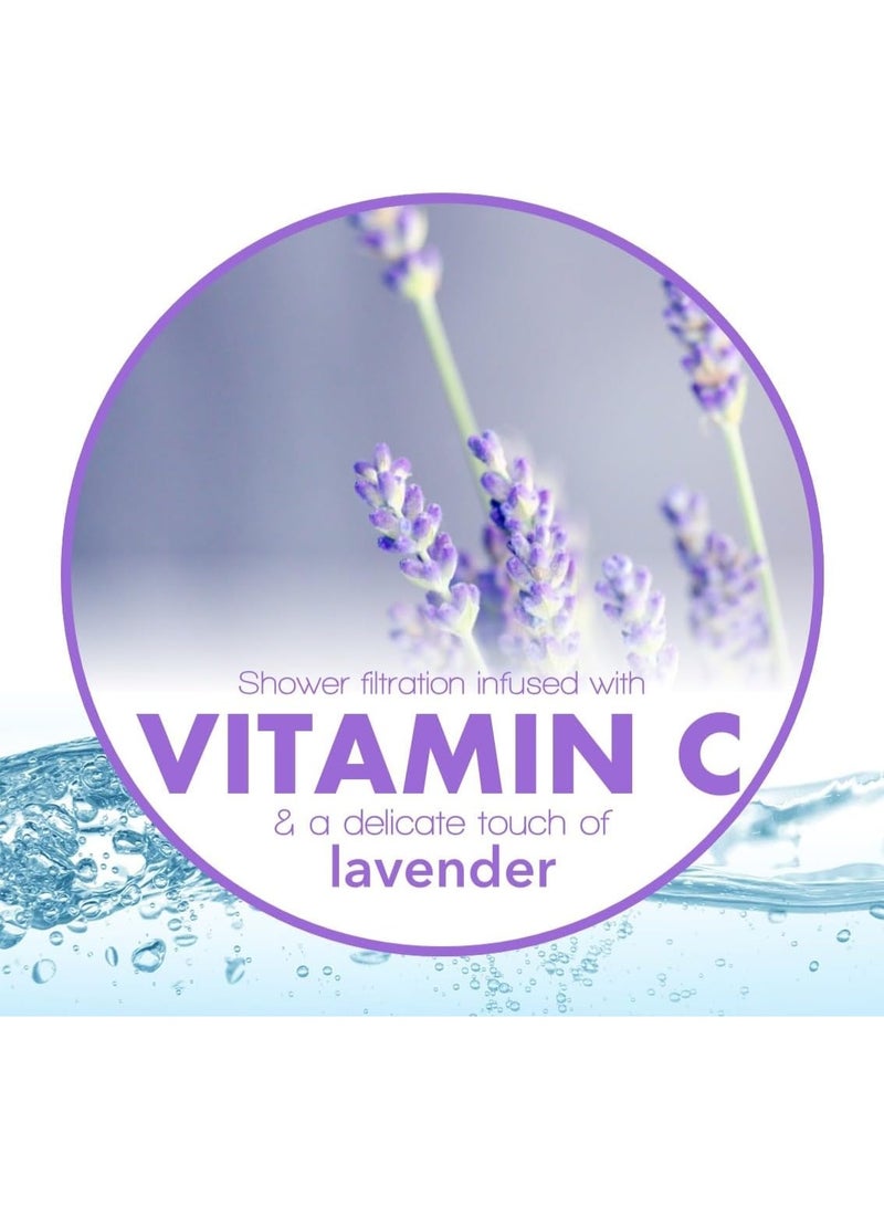 Be-Vita فلتر دش فيتا الكوري للفيتامينات - مضاد لتساقط الشعر - يمنع جفاف البشرة - إزالة الكلور - إزالة الصدأ - أروماثيرابي مريح - غير سام (لافندر) - Image 2