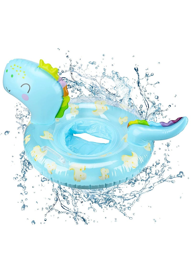 Barakah Baby Pool Float Infant Pool Floats with Safty Seat for Kids Toddlers Age 0-5 Under 110lbs for Inflatable Pool Beach Outdoor - Image 1